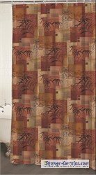 Asian Sunset Shower Curtain
