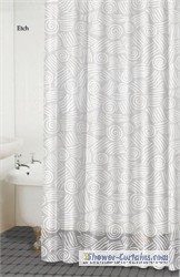 Etch Shower Curtain