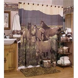Mustangs Shower Curtain