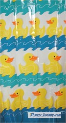 Rubber Duck Shower Curtain (Duck Stops Here)