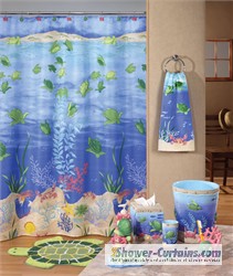 Turtle Bay Shower Curtain